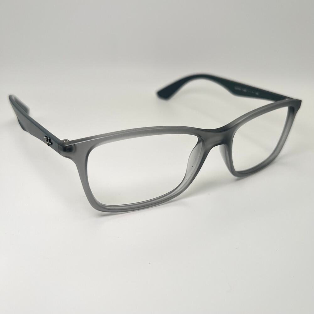 Ray-Ban RB7047 5482 Eyeglasses Light Gray Translucent Matte Frame Only 52-17-145